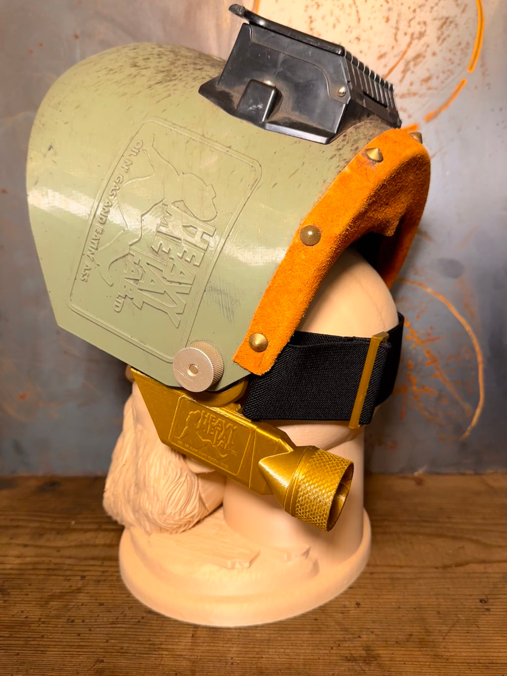 Gold Attachment with Black Band